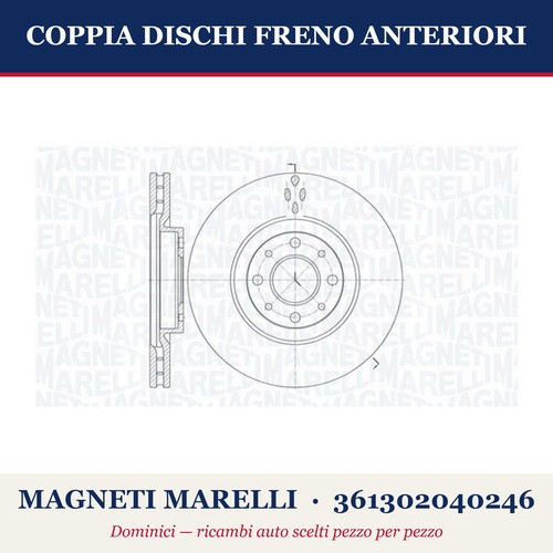 Coppia dischi freno anteriori - coppia,