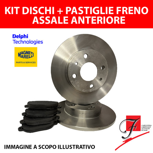 Kit dischi pastiglie freno - kit,