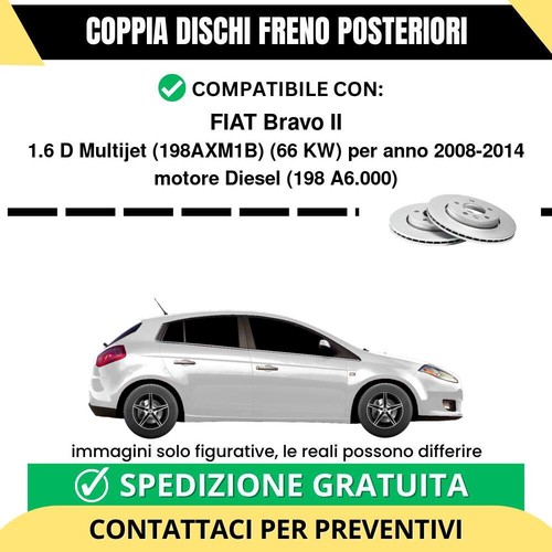 Coppia dischi freno posteriori - dischi,