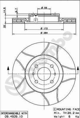 Coppia dischi freno brembo - dischi,